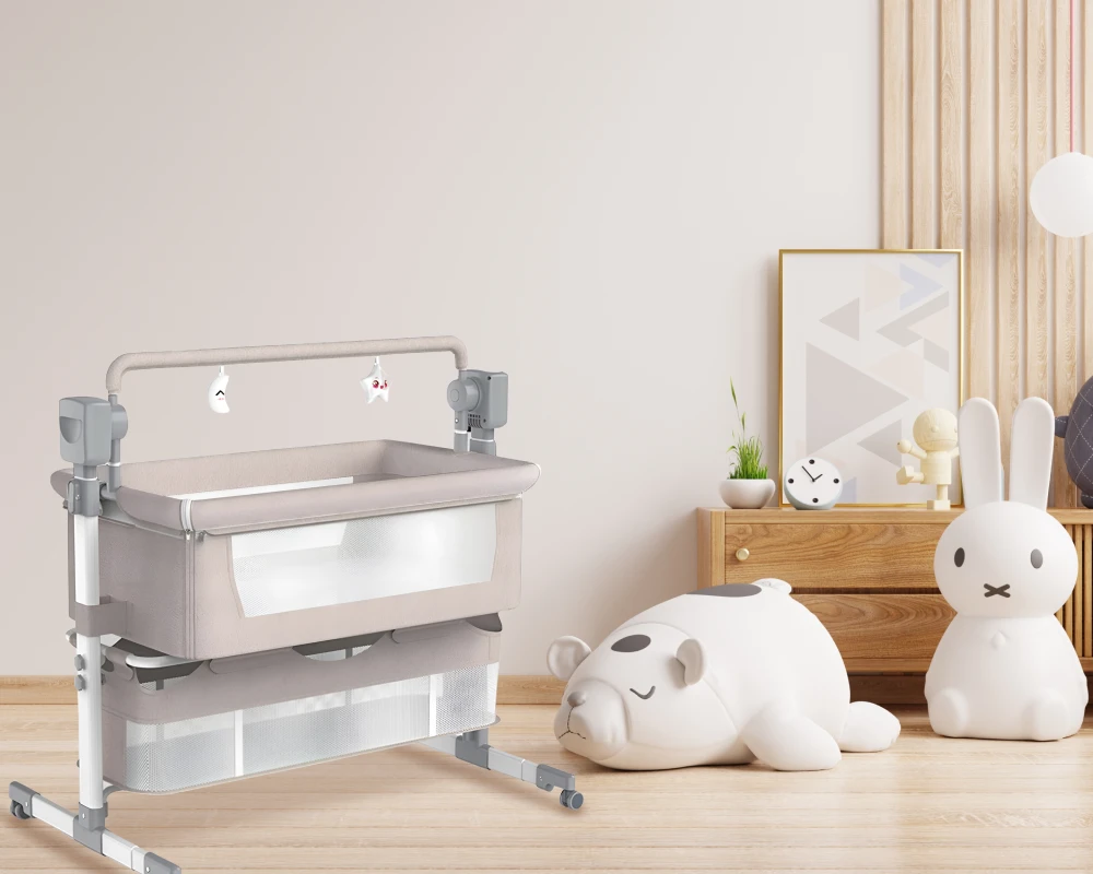 rocking bassinet crib