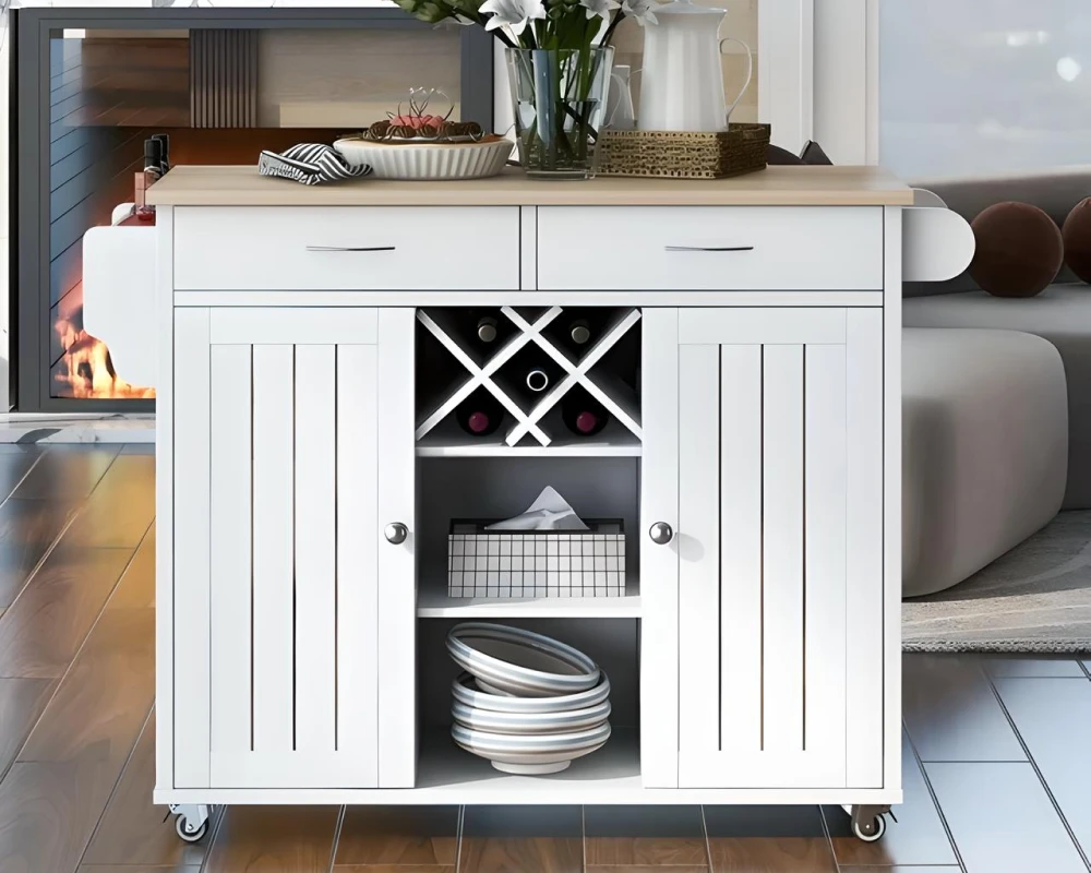 kitchen island with cabinet
