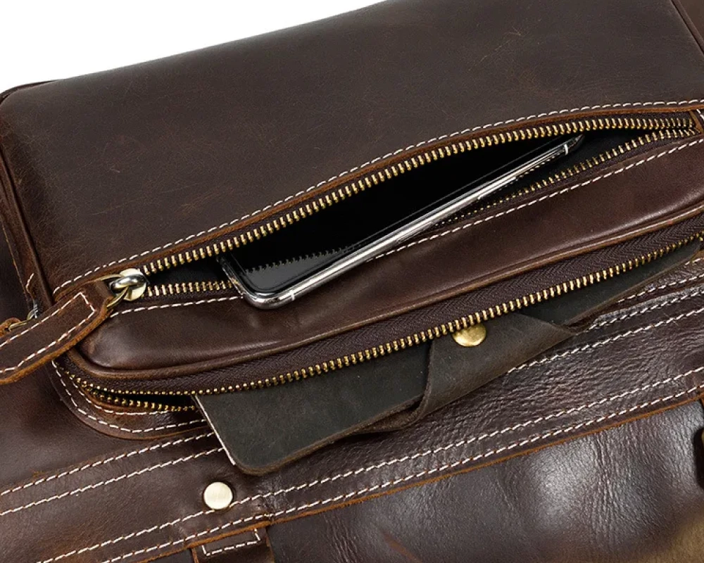 leather carry on bags