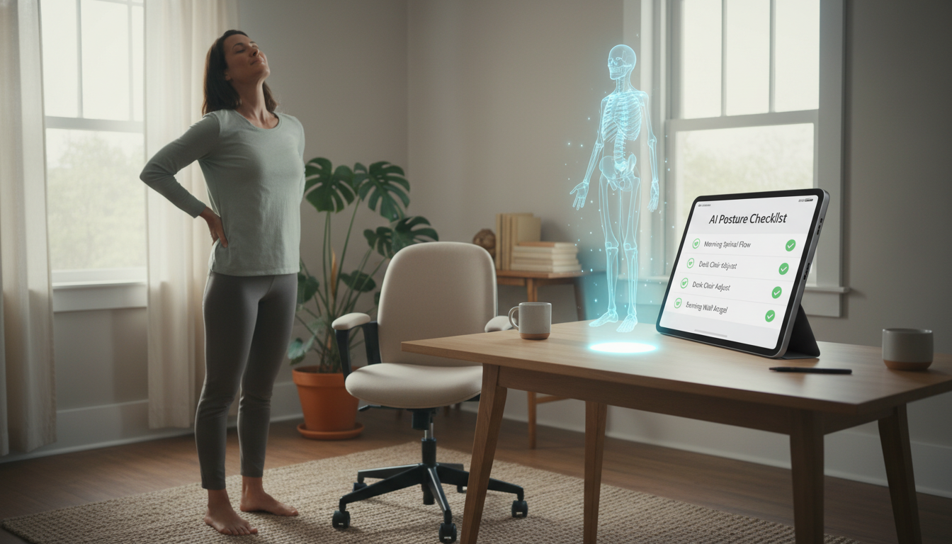 AI Posture Checklist: Daily Resets for Better Alignment