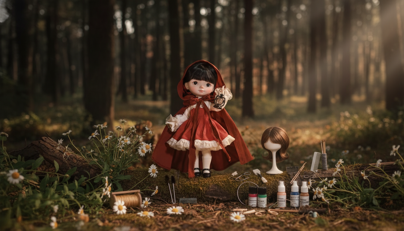 Gogo 1/6 BJD: Big Head Dimples Styling & Care Guide
