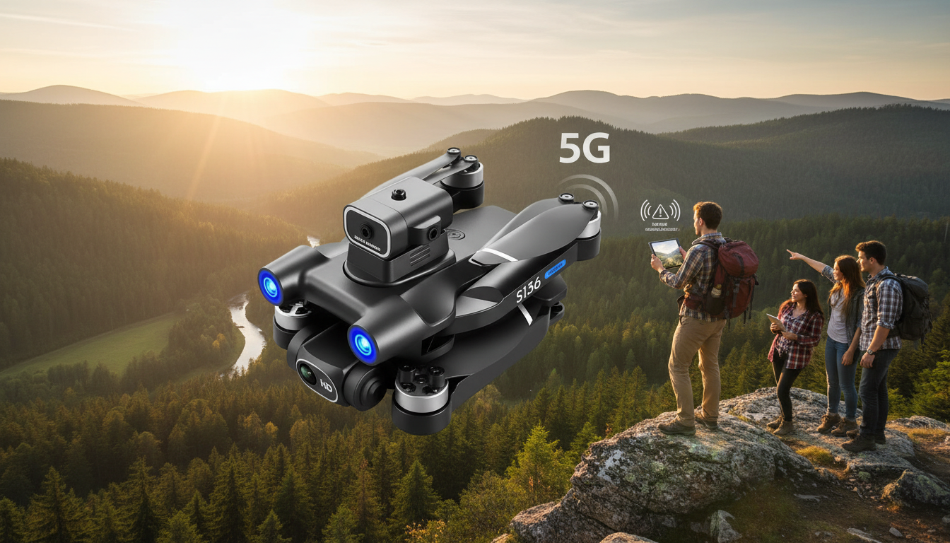 GPS Dual-Camera Drone: 5G FPV, RTH & Obstacle Assist