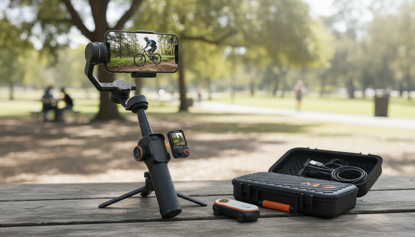 Shoot Smoother Phone Video: 3-Axis Gimbal + AI Tracking