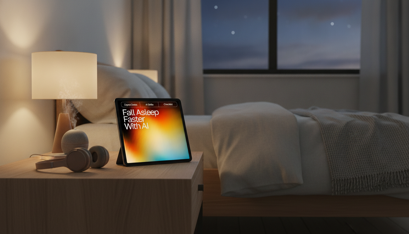 Fall Asleep Faster with AI: 20-Minute Night Checklist