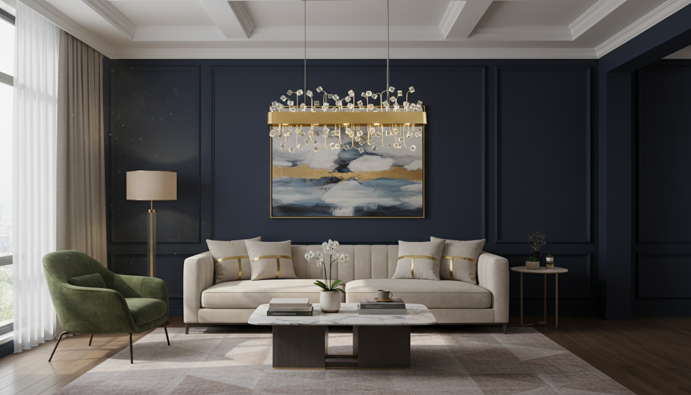 Luxury Crystal Pendant Light: Living Room & Bedroom Tips